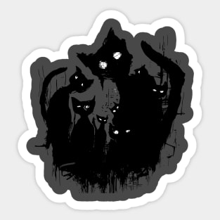 Black Cats Sticker